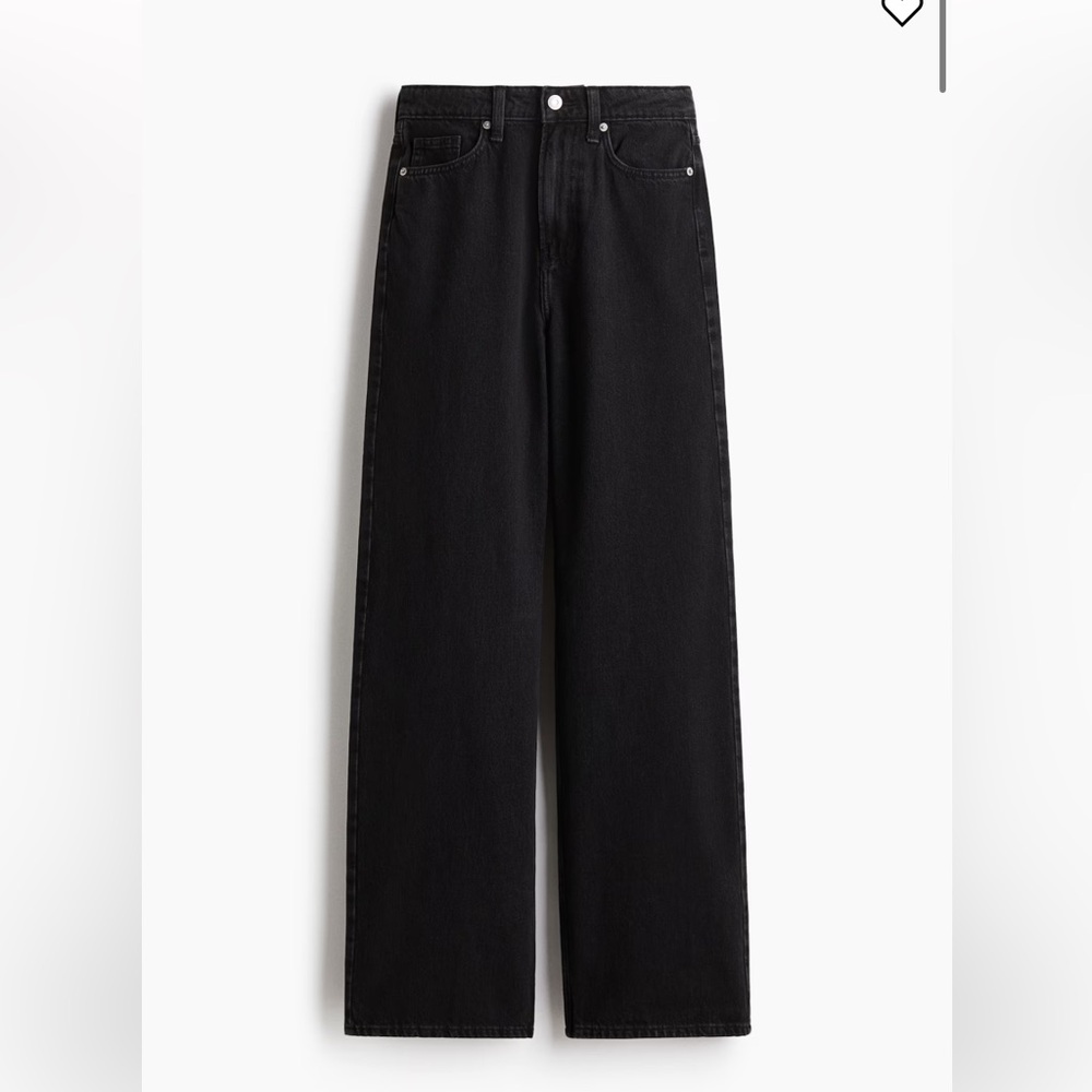 H&M Ava Ultra High Rise Wide Leg Jeans 8 NWT